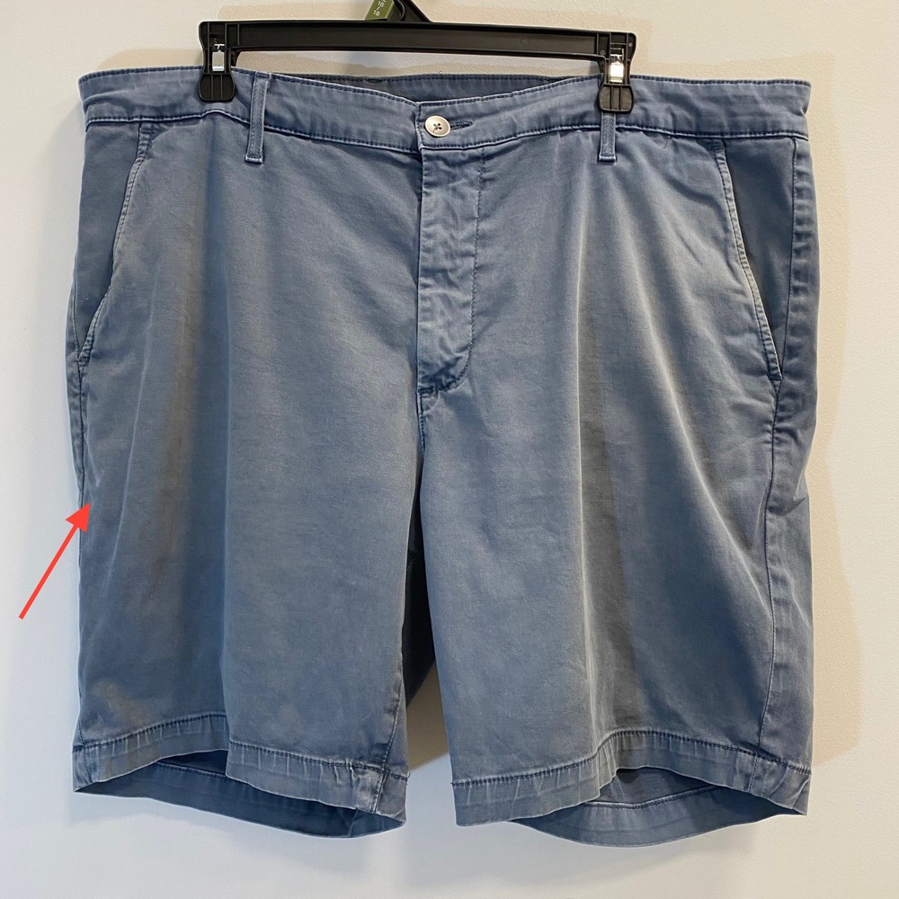 AG Adriano Goldschmied Shorts Men 40R Blue Chino Casual Coastal Preppy Gorpcore